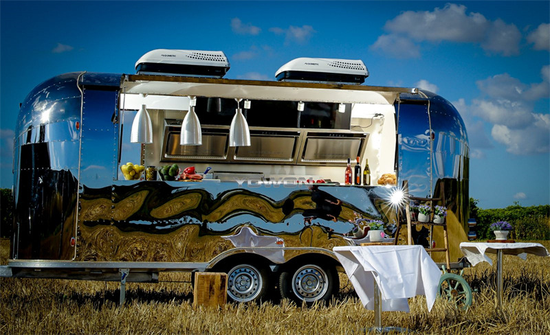 Yowon commercial food vending trailer Airstream type food truck - Rulota comerciala: Foto 3 Yowon commercial food vending trailer Airstream type food truck - Rulota comerciala: Foto 3