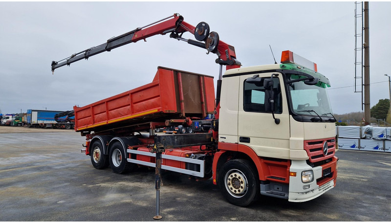 Mercedes-Benz ACTROS 2544L 6X2*4 HMF 1420K4 2012 - Camion cu sistem de cablu, Camion cu macara: Foto 2 Mercedes-Benz ACTROS 2544L 6X2*4 HMF 1420K4 2012 - Camion cu sistem de cablu, Camion cu macara: Foto 2