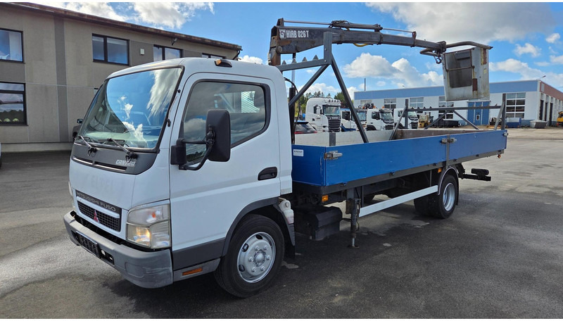 Mitsubishi CANTER FE85B HIAB 026 - Camion platformă, Camion cu macara: Foto 1 Mitsubishi CANTER FE85B HIAB 026 - Camion platformă, Camion cu macara: Foto 1