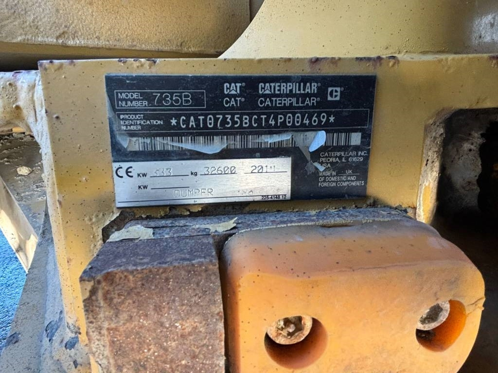 CAT 735 B (Under Preparation) - Camion articulat: Foto 2 CAT 735 B (Under Preparation) - Camion articulat: Foto 2