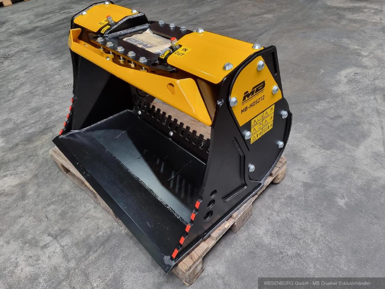 MB Crusher Schaufelseparator Separator MB-HDS 212 / 5,0 - 10,0 t - Cupă pentru sortarea pentru Utilaje constructii: Foto 1 MB Crusher Schaufelseparator Separator MB-HDS 212 / 5,0 - 10,0 t - Cupă pentru sortarea pentru Utilaje constructii: Foto 1