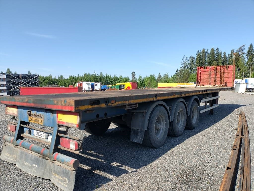 GT trailer Vahva tasalava,hyvillä sidontapisteillä - Semiremorcă platformă: Foto 2 GT trailer Vahva tasalava,hyvillä sidontapisteillä - Semiremorcă platformă: Foto 2