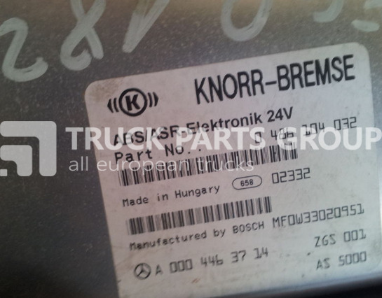 KNORR-BREMSE Mercedes BEnz Atego, Actros ABS / ASR ELEKTRONIK 24V EDC, ECU 00 control unit - Calculator de bord pentru Camion: Foto 1 KNORR-BREMSE Mercedes BEnz Atego, Actros ABS / ASR ELEKTRONIK 24V EDC, ECU 00 control unit - Calculator de bord pentru Camion: Foto 1