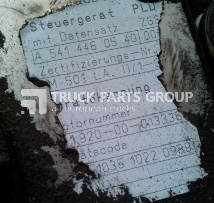 Calculator de bord pentru Camion MERCEDES-BENZ Actros engine computer PLD, EDC, ECU, MR control unit, Steuerger control unit: Foto 12