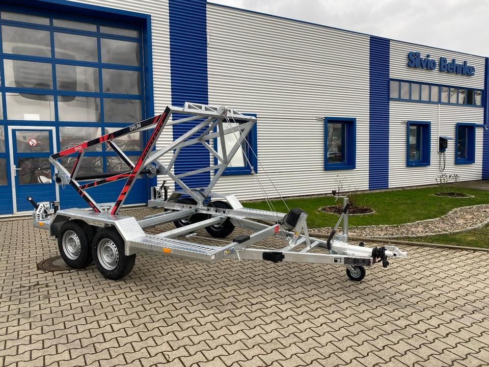 Remorcă transport tamburi Vermietung / Kabelanhänger 2700KG / Nutzlast 2040KG / Kabeltrommel-Anhänger / Glasfaser/ 1 Monat: Foto 10 Remorcă transport tamburi Vermietung / Kabelanhänger 2700KG / Nutzlast 2040KG / Kabeltrommel-Anhänger / Glasfaser/ 1 Monat: Foto 10