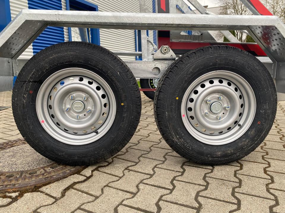 Remorcă transport tamburi Vermietung / Kabelanhänger 3500KG / Nutzlast 2766KG / Kabeltrommel-Anhänger / Glasfaser/ 1 Woche: Foto 6