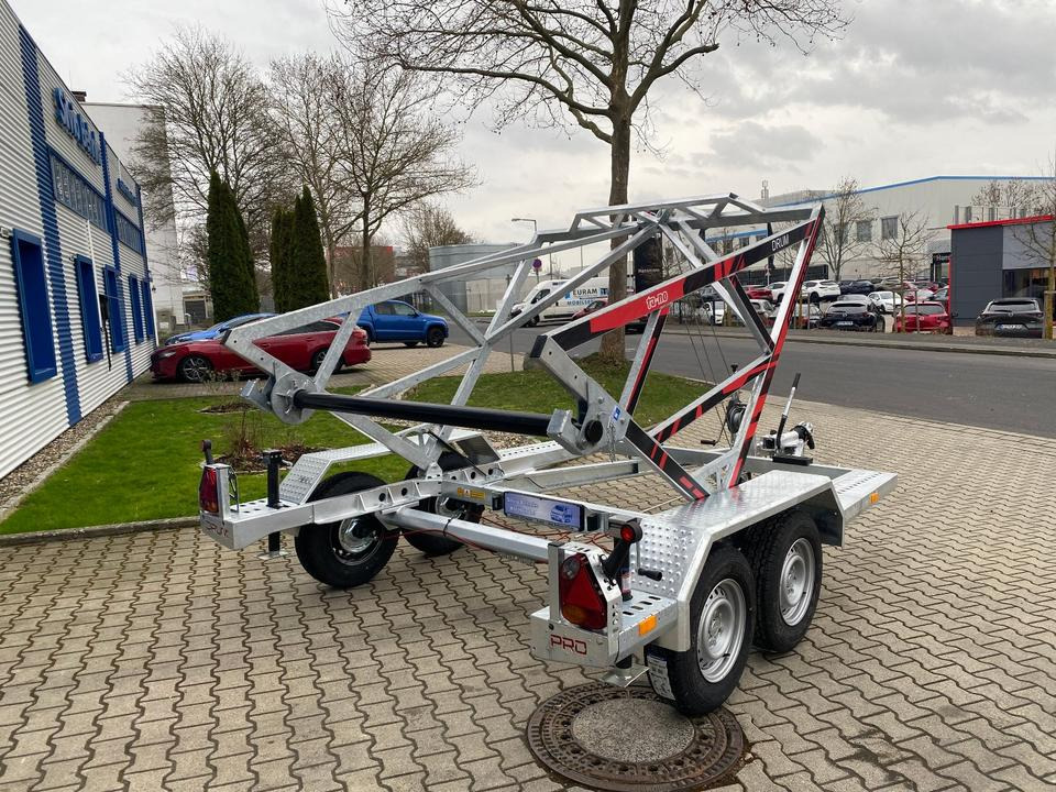 Remorcă transport tamburi Vermietung / Kabelanhänger 3500KG / Nutzlast 2766KG / Kabeltrommel-Anhänger / Glasfaser/ 1 Woche: Foto 12