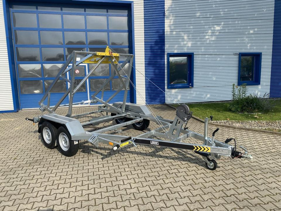 Remorcă transport tamburi Vermietung / Kabelanhänger 3500KG / Nutzlast 2825KG / Kabeltrommel-Anhänger / Glasfaser/ 1 Monat: Foto 10 Remorcă transport tamburi Vermietung / Kabelanhänger 3500KG / Nutzlast 2825KG / Kabeltrommel-Anhänger / Glasfaser/ 1 Monat: Foto 10