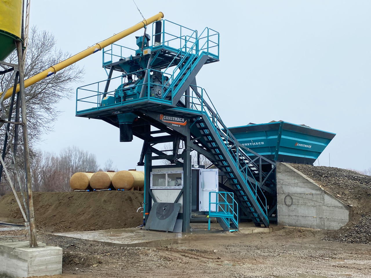 Constmach 30 m³/h Mobile Concrete Batching Plant - Staţie de betoane: Foto 5 Constmach 30 m³/h Mobile Concrete Batching Plant - Staţie de betoane: Foto 5