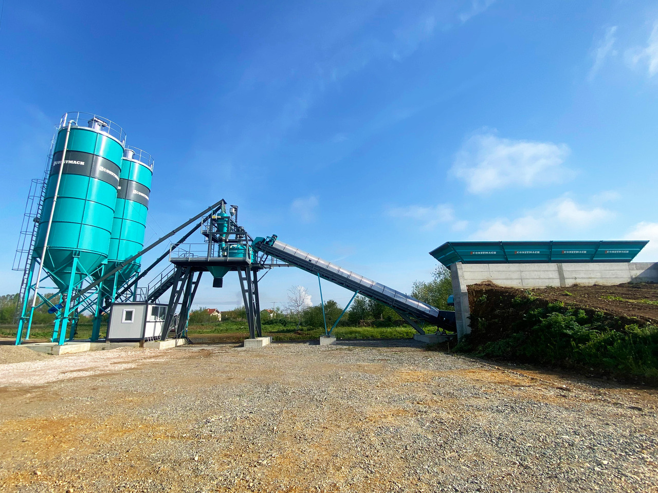 Constmach 60 m³/h Compact Concrete Batching Plant With Band - Staţie de betoane: Foto 4 Constmach 60 m³/h Compact Concrete Batching Plant With Band - Staţie de betoane: Foto 4