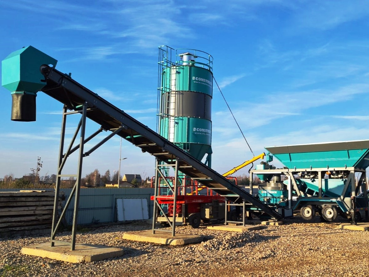 Constmach Small Mobile Concrete Batching Plant 45 m³/h - Staţie de betoane: Foto 3 Constmach Small Mobile Concrete Batching Plant 45 m³/h - Staţie de betoane: Foto 3