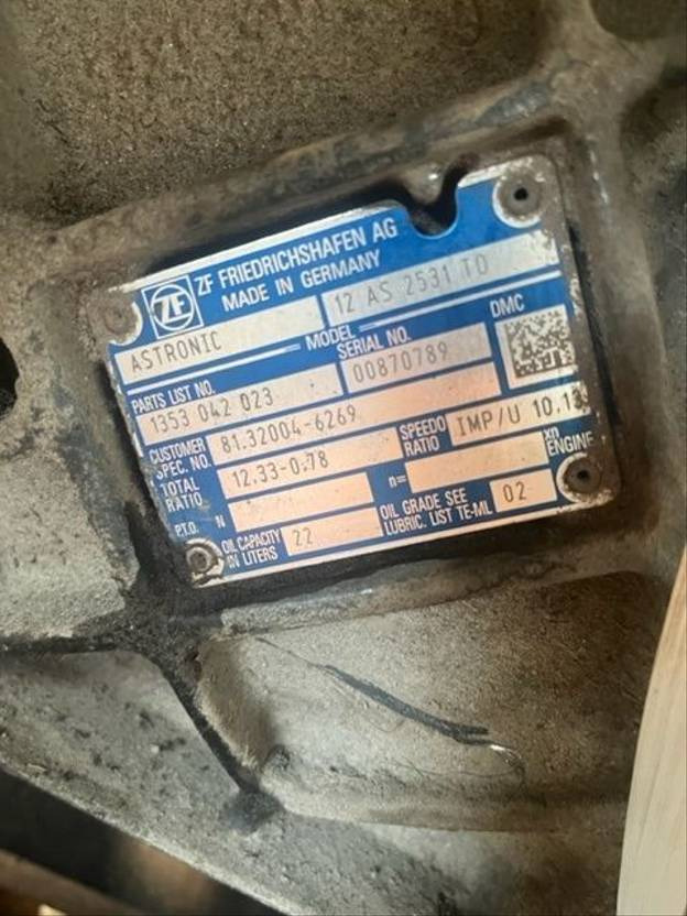 ZF 12AS2531 TD MAN TGA - Cutie de viteze pentru Camion: Foto 5 ZF 12AS2531 TD MAN TGA - Cutie de viteze pentru Camion: Foto 5