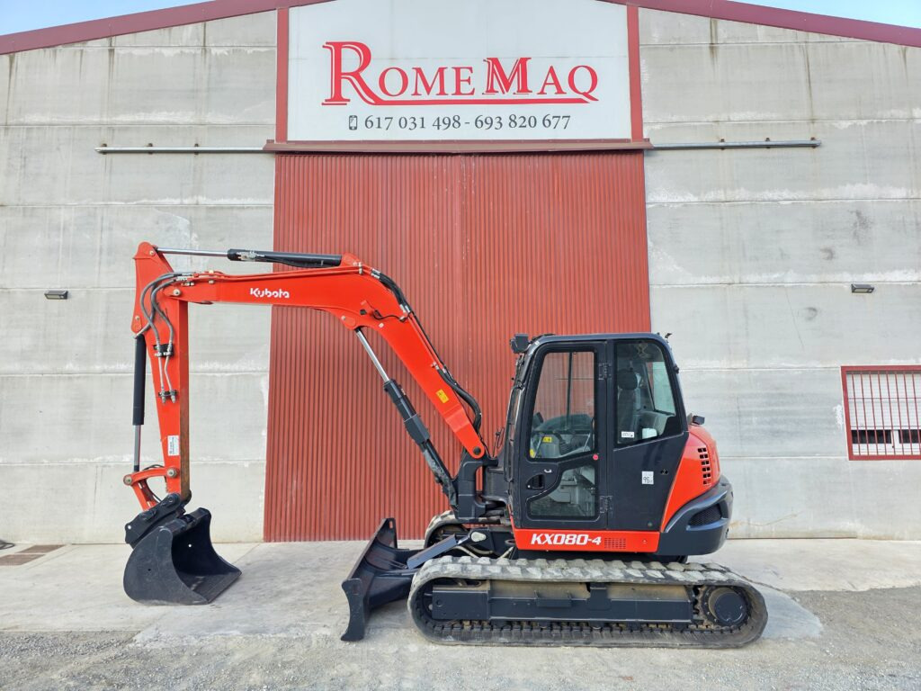KUBOTA KX080-4A2 - Mini excavator: Foto 1 KUBOTA KX080-4A2 - Mini excavator: Foto 1
