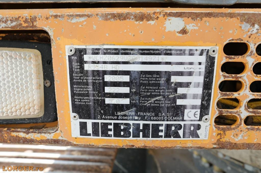 Excavator pe şenile Liebherr R 954 B: Foto 17