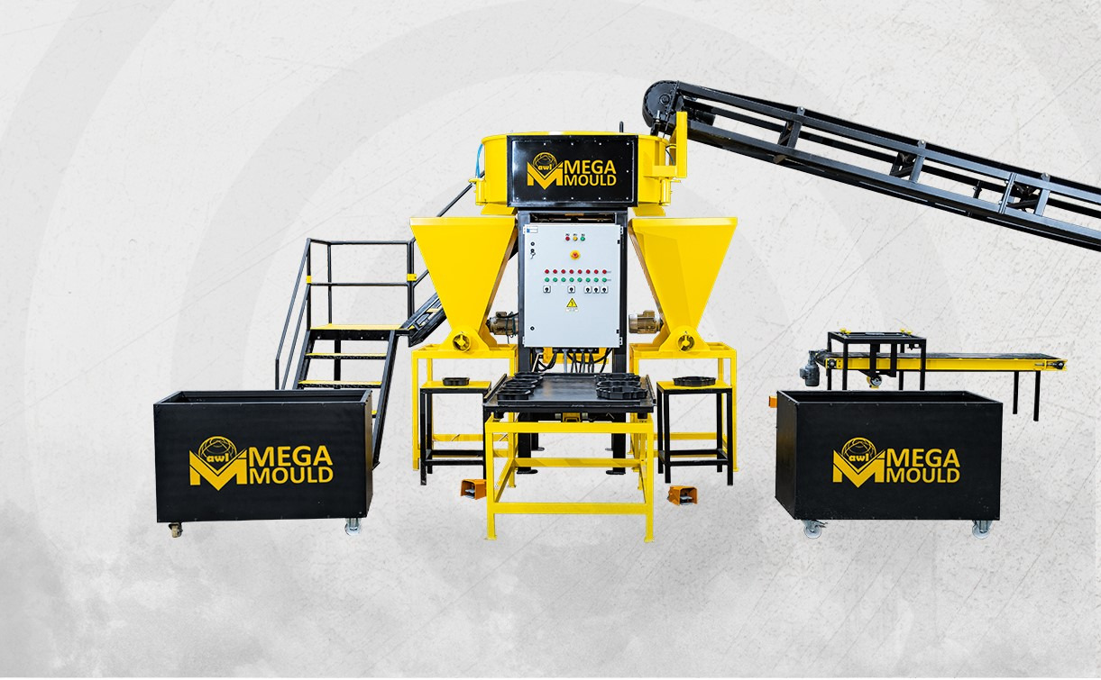 Vibropresa nou MEGA DECORATIVE PAVER BLOCK MANUFACTURING PLANT: Foto 5