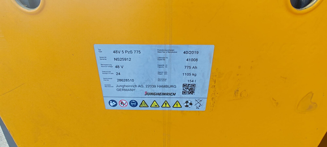 Jungheinrich ETM 216 8.42m/ 2019y/ 1.6t/ 10824h - Stivuitor cu catarg retractabil: Foto 5 Jungheinrich ETM 216 8.42m/ 2019y/ 1.6t/ 10824h - Stivuitor cu catarg retractabil: Foto 5