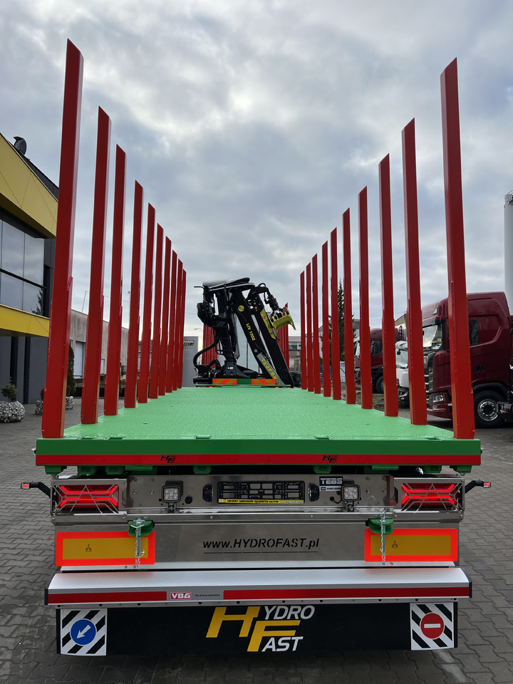 Hydrofast Przyczepa platforma 3 osiowa do przewozu drewna / 3-axle platform trailer for timber transport - Remorcă platformă: Foto 3 Hydrofast Przyczepa platforma 3 osiowa do przewozu drewna / 3-axle platform trailer for timber transport - Remorcă platformă: Foto 3