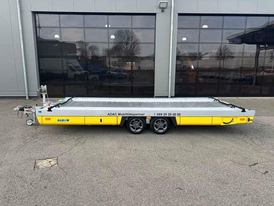 Fitzel MAXINO sv 35-22/55 ÜRV "Gelber Engel EDITION" - Remorcă transport auto: Foto 1 Fitzel MAXINO sv 35-22/55 ÜRV "Gelber Engel EDITION" - Remorcă transport auto: Foto 1