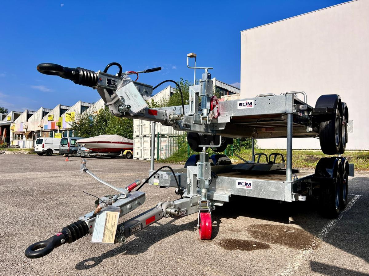Ecim E350AF REMORQUE PORTE ENGINS 2 ESSIEUX 3T5 NEUVE - Remorcă transport auto: Foto 2 Ecim E350AF REMORQUE PORTE ENGINS 2 ESSIEUX 3T5 NEUVE - Remorcă transport auto: Foto 2