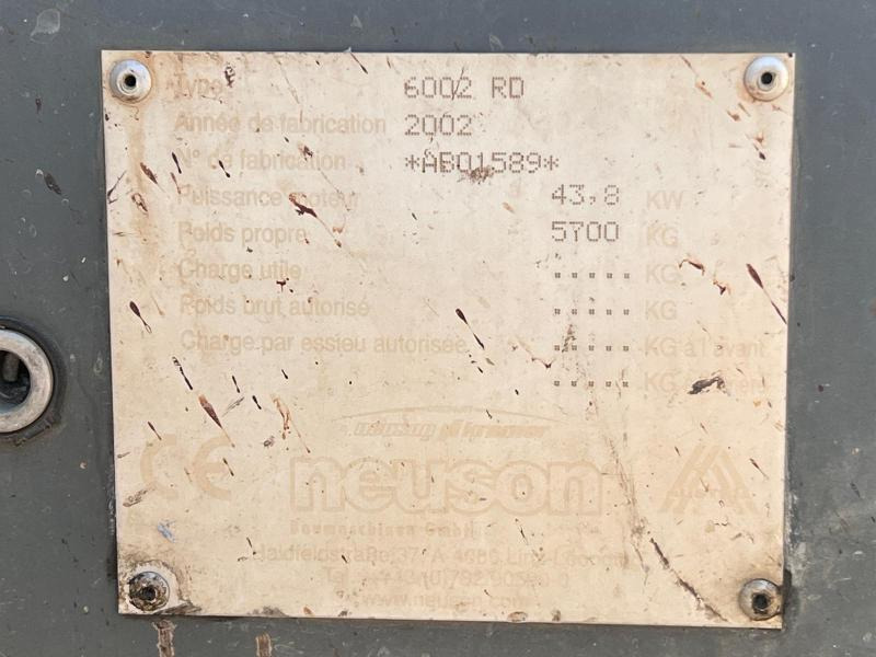 Mini excavator Neuson 6002 RD Mini pelle 6T (NET DE TVA): Foto 14