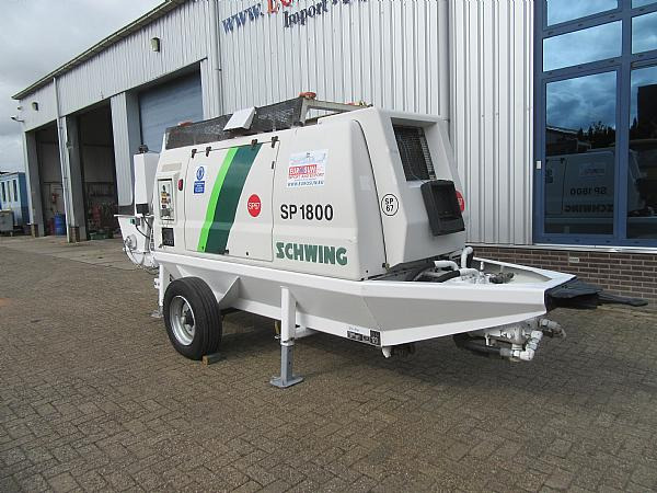 2014 SCHWING BP 1800 D -129 KW static pump - Pompă de beton staționară: Foto 1 2014 SCHWING BP 1800 D -129 KW static pump - Pompă de beton staționară: Foto 1