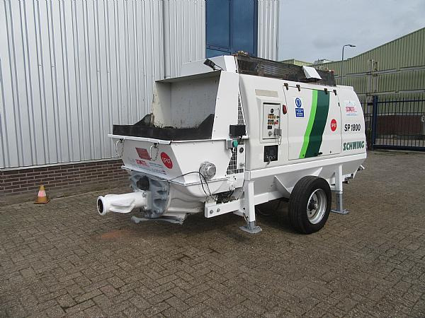 2014 SCHWING BP 1800 D -129 KW static pump - Pompă de beton staționară: Foto 3 2014 SCHWING BP 1800 D -129 KW static pump - Pompă de beton staționară: Foto 3