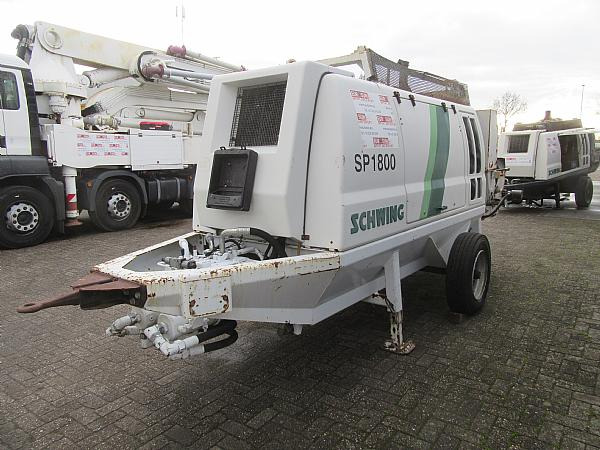2014 SCHWING SP1800 D 129KW trailer pump - Pompă de beton staționară: Foto 2 2014 SCHWING SP1800 D 129KW trailer pump - Pompă de beton staționară: Foto 2