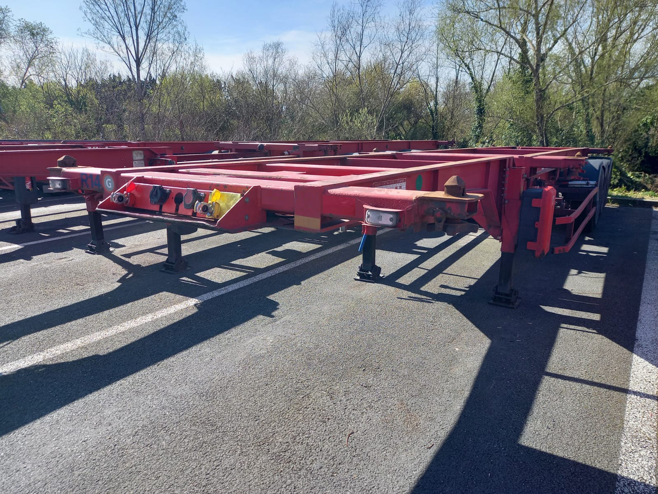 TROUILLET - Semiremorcă transport containere/ Swap body: Foto 3 TROUILLET - Semiremorcă transport containere/ Swap body: Foto 3