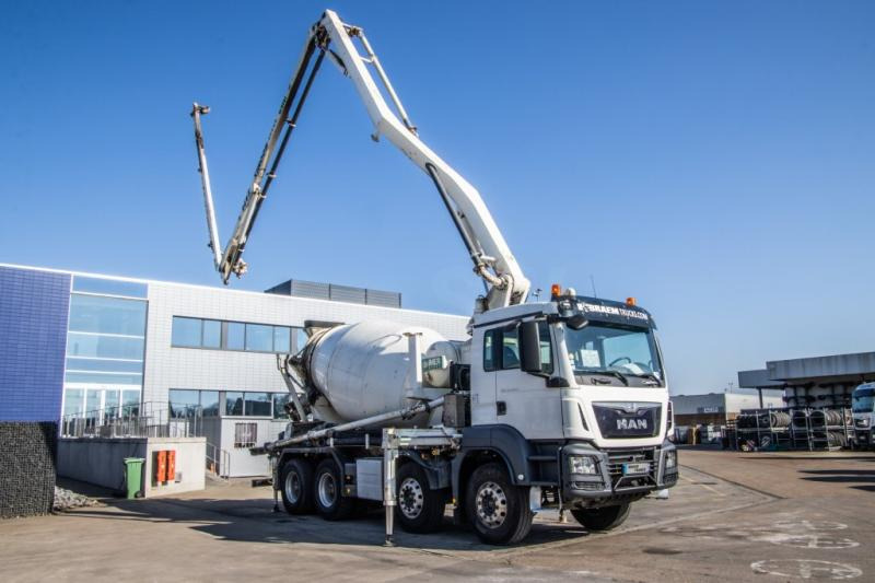 MAN TGS 35.400+PUMI+BOOMIXZ424 - Autopompă de beton: Foto 2 MAN TGS 35.400+PUMI+BOOMIXZ424 - Autopompă de beton: Foto 2