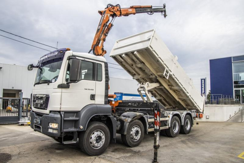 MAN TGS 35.400+TEREX 16T/2 - Camion basculantă, Camion cu macara: Foto 1 MAN TGS 35.400+TEREX 16T/2 - Camion basculantă, Camion cu macara: Foto 1