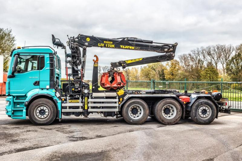 MAN TGS 35.520 BL-8x4-4 BL+TAJFUN L170 K - Camion cu cârlig, Camion cu macara: Foto 4 MAN TGS 35.520 BL-8x4-4 BL+TAJFUN L170 K - Camion cu cârlig, Camion cu macara: Foto 4