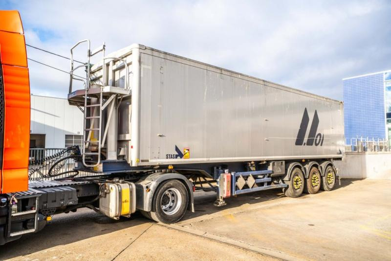 Stas STAS S300CX- ALU-52m3 (GRAIN/CEREALIERE/GETREIDE) - Semiremorcă basculantă: Foto 1 Stas STAS S300CX- ALU-52m3 (GRAIN/CEREALIERE/GETREIDE) - Semiremorcă basculantă: Foto 1
