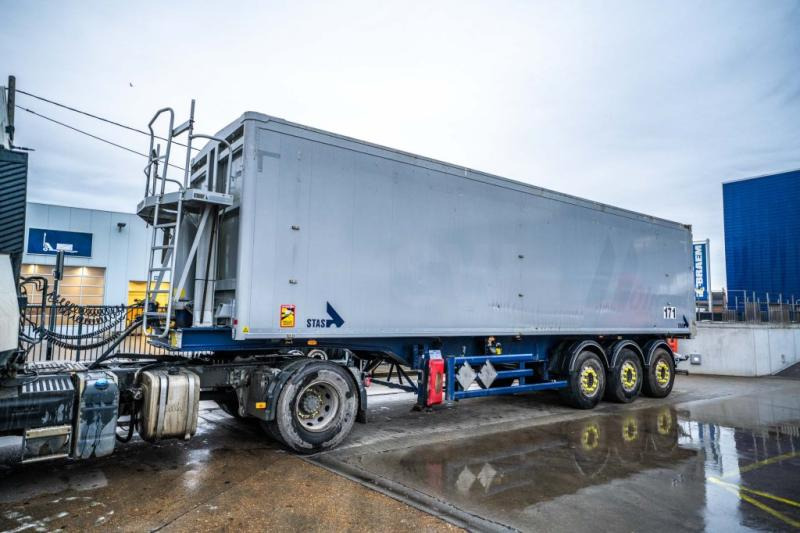 Stas STAS S300CX- ALU-52m3 (GRAIN/CEREALIERE/GETREIDE) - Semiremorcă basculantă: Foto 1 Stas STAS S300CX- ALU-52m3 (GRAIN/CEREALIERE/GETREIDE) - Semiremorcă basculantă: Foto 1