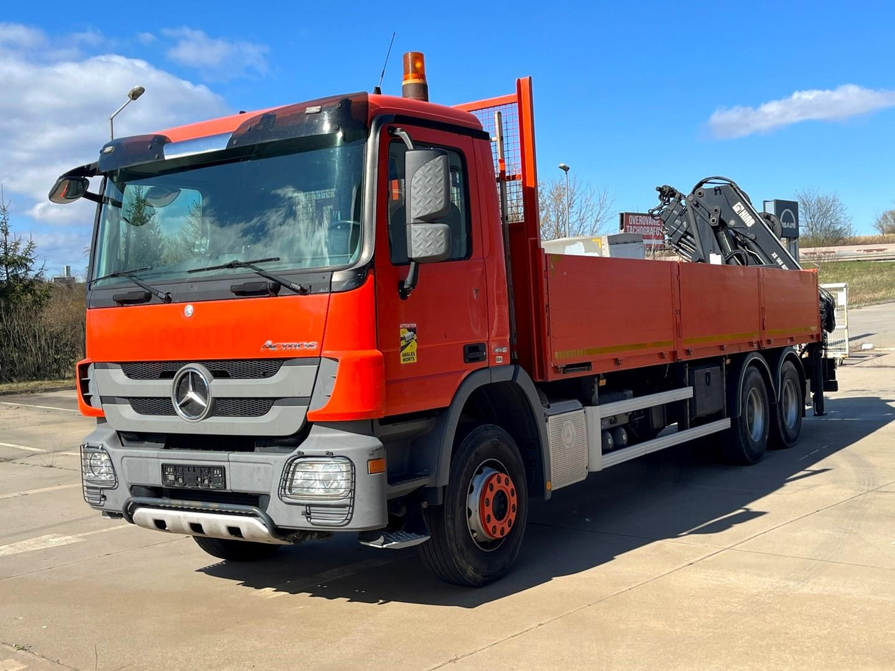 Mercedes truck Actros, Haib 166, 2636 - Camion platformă, Camion cu macara: Foto 3 Mercedes truck Actros, Haib 166, 2636 - Camion platformă, Camion cu macara: Foto 3