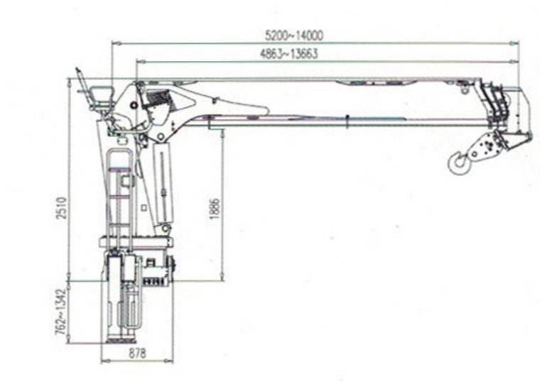 JSIE JSIE5310SCD - Camion cu macara: Foto 3 JSIE JSIE5310SCD - Camion cu macara: Foto 3