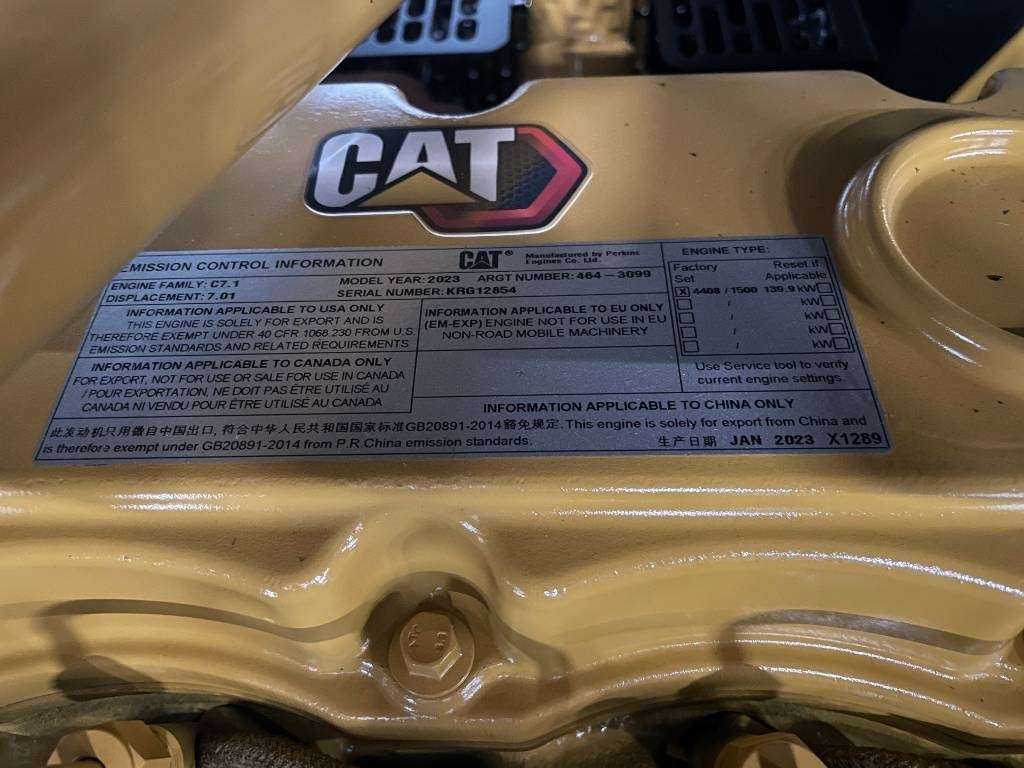 Generator electric nou CAT DE150E0 - 150 kVA Generator - DPX-18016.1: Foto 18 Generator electric nou CAT DE150E0 - 150 kVA Generator - DPX-18016.1: Foto 18