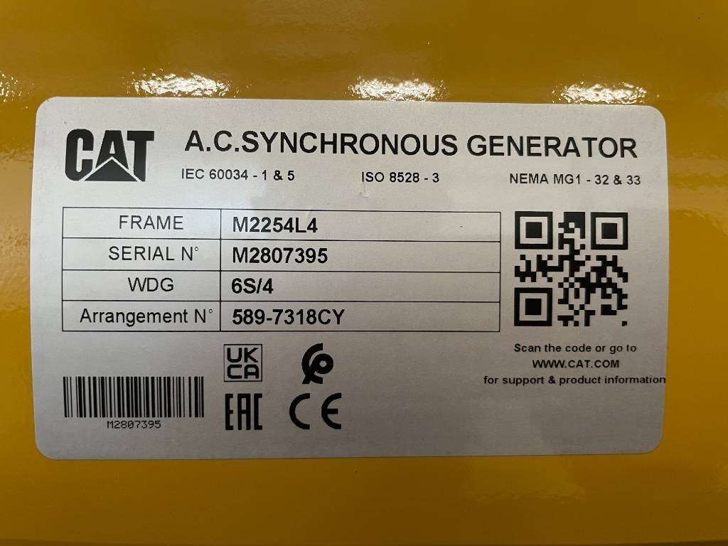 Generator electric nou CAT DE150E0 - 150 kVA Generator - DPX-18016.1: Foto 20 Generator electric nou CAT DE150E0 - 150 kVA Generator - DPX-18016.1: Foto 20