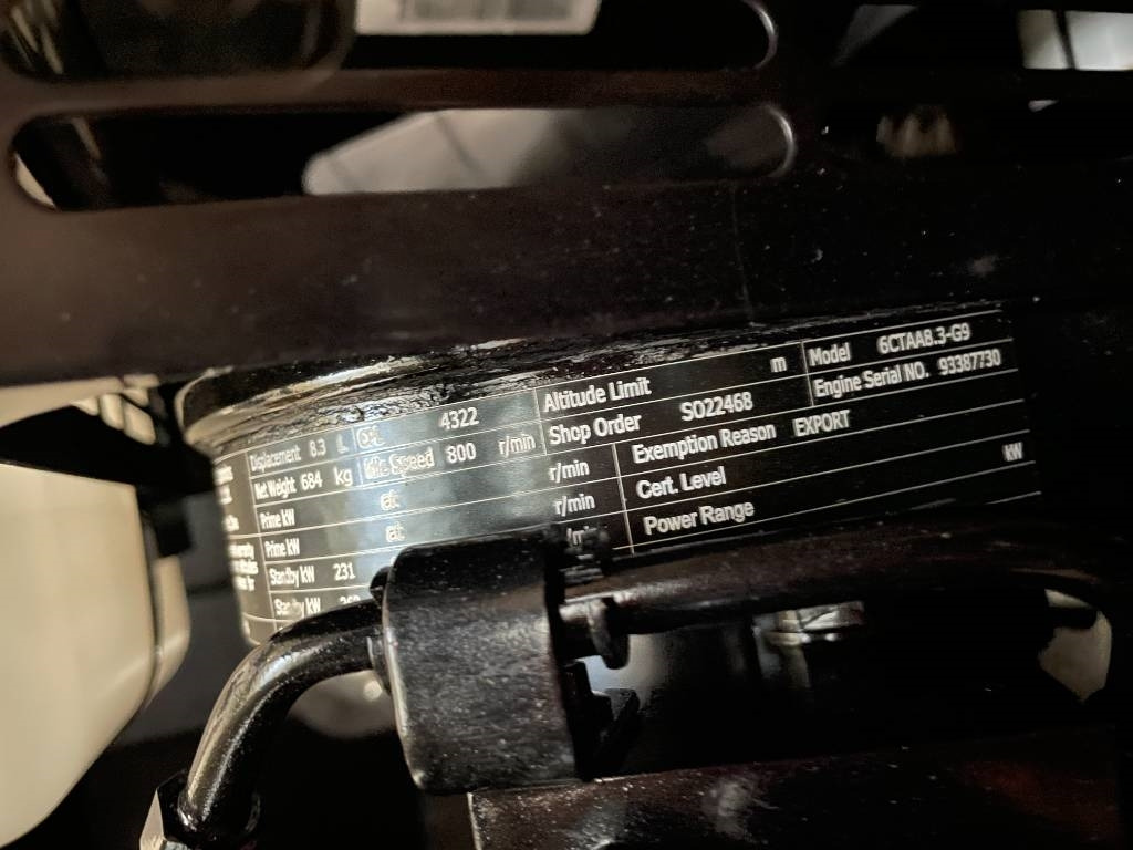 Generator electric nou Cummins 6CTAA8.3-G9 - 275 kVA Generator - DPX-19842: Foto 15 Generator electric nou Cummins 6CTAA8.3-G9 - 275 kVA Generator - DPX-19842: Foto 15