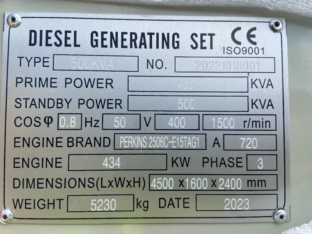 Perkins 2506C-E15TAG1 - 500kVA Surplus genset- DPX-19813-6 - Generator electric: Foto 4 Perkins 2506C-E15TAG1 - 500kVA Surplus genset- DPX-19813-6 - Generator electric: Foto 4