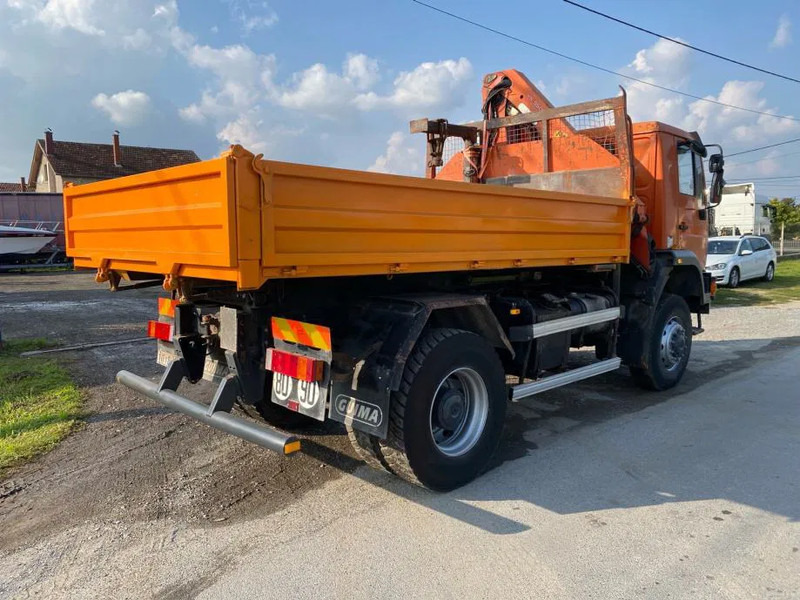 MAN LE 18-280 , 4X4 , Tipper , Palfinger PK 9501 - Camion basculantă, Camion cu macara: Foto 4 MAN LE 18-280 , 4X4 , Tipper , Palfinger PK 9501 - Camion basculantă, Camion cu macara: Foto 4