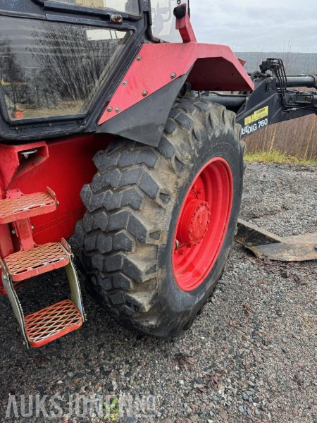 1989 Huddig 760 traktorgraver asfaltskjærer hydraulisk brøyteskjær graveskuffe - Buldoexcavator: Foto 5 1989 Huddig 760 traktorgraver asfaltskjærer hydraulisk brøyteskjær graveskuffe - Buldoexcavator: Foto 5