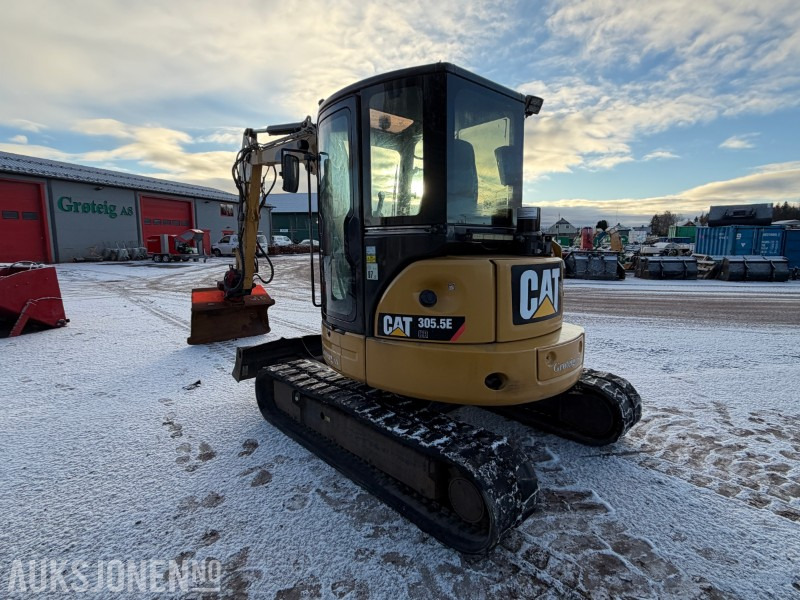 2012 Cat 305.5E Beltagraver med RT20 Rototilt og SMP Pusseskuff - Excavator: Foto 3 2012 Cat 305.5E Beltagraver med RT20 Rototilt og SMP Pusseskuff - Excavator: Foto 3