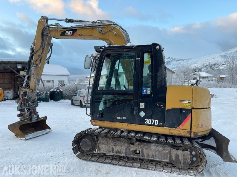 2012 Cat 307D Gravemaskin, Tiltrotator, S50, 8392 timer, sertifisert til Juli 2026 - Excavator: Foto 3 2012 Cat 307D Gravemaskin, Tiltrotator, S50, 8392 timer, sertifisert til Juli 2026 - Excavator: Foto 3