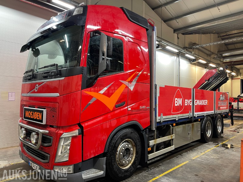 2014 Volvo FH540 6X2 Planbil med HMF 2120 kran, Eu godkjent til 31.05.2026 - Camion cu macara: Foto 2 2014 Volvo FH540 6X2 Planbil med HMF 2120 kran, Eu godkjent til 31.05.2026 - Camion cu macara: Foto 2