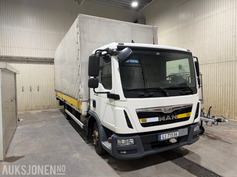 2015 MAN TGL 8.180 - Hengerfeste - Aircondition - 87.946 km - Bakløft - Camion furgon: Foto 3 2015 MAN TGL 8.180 - Hengerfeste - Aircondition - 87.946 km - Bakløft - Camion furgon: Foto 3