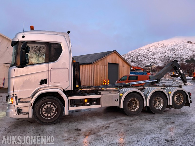2019 Scania R500 8X4, 275105 km, Joab 24 tonns Krokløft, bilen leveres med ny Eu godkjenning - Camion cu cârlig: Foto 3 2019 Scania R500 8X4, 275105 km, Joab 24 tonns Krokløft, bilen leveres med ny Eu godkjenning - Camion cu cârlig: Foto 3