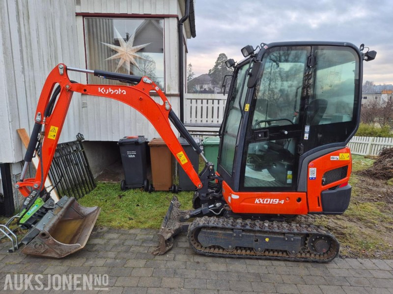 2021 Kubota KX019-4 minigraver, 723 timer - Mini excavator: Foto 2 2021 Kubota KX019-4 minigraver, 723 timer - Mini excavator: Foto 2