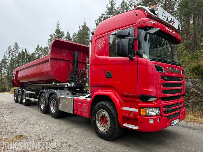 2018 Scania R580-V8-6x4-EURO6-260.000km-Tippsemi m/ Langendorf tralle - Cap tractor: Foto 4 2018 Scania R580-V8-6x4-EURO6-260.000km-Tippsemi m/ Langendorf tralle - Cap tractor: Foto 4