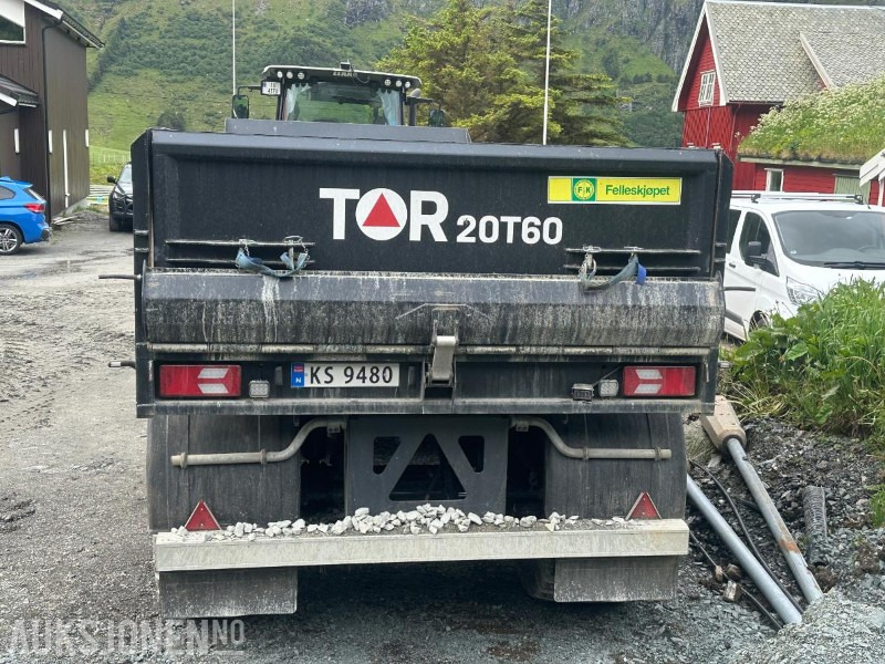TOR Dumperhenger - DH 20T60 - 20 tonn nyttelast - 60 km/t - BPW tridem system - Luftbremser - Utilaje agricole: Foto 3 TOR Dumperhenger - DH 20T60 - 20 tonn nyttelast - 60 km/t - BPW tridem system - Luftbremser - Utilaje agricole: Foto 3