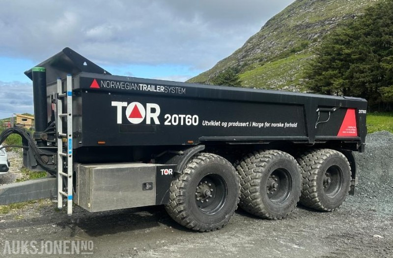 TOR Dumperhenger - DH 20T60 - 20 tonn nyttelast - 60 km/t - BPW tridem system - Luftbremser - Utilaje agricole: Foto 1 TOR Dumperhenger - DH 20T60 - 20 tonn nyttelast - 60 km/t - BPW tridem system - Luftbremser - Utilaje agricole: Foto 1